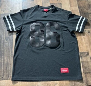 Supreme T-Shirt Faux Croc Football Jersey Black XL SS22 - Bild 1 von 9