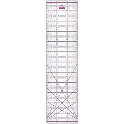 Semplix Patchwork-Quiltlineal (60 x 15 cm/ 2,5 mm dick / lila) beste Qualität 1a - Bild 1 von 4