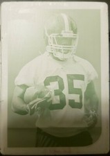 JEROME HARRISON 2006 Topps Bowman Rookie Yellow PRINTING PLATE #1/1 of 1 Browns