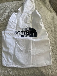 The North Face Men Millerton antora venture White Rain Jacket small Logo Rare - Picture 1 of 2