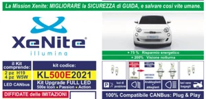 Xenite Set Full LED Original Fiat 500e (332) Electrica H4 H19 Garantía 24 Meses - Imagen 1 de 10