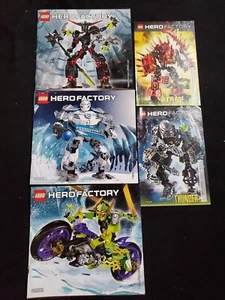Lot (5x) Lego Hero Factory Manuals W Rare Speeda Demon Manual Only - Picture 1 of 1