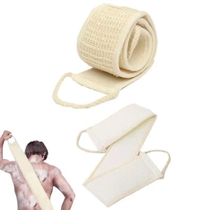 80cm Back Scrubber Shower Loofah Sponge Exfoliating Back Strap Long Body Towel - Picture 1 of 11