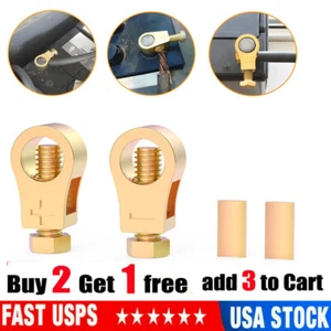 Car Battery Cable Clamp Battery Clip Positive Negative Pure Copper Terminal Wire - Bild 1 von 11