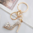 High Heel Shoe Keychain Crystal Purse Car Key Chain Bag Decorative Alloy Key_Bf