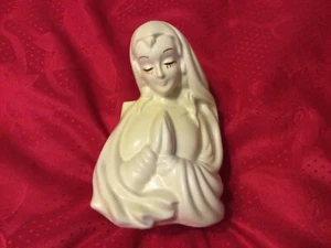 Hull Pottery Imperial Praying Madonna Golden Hair Planter USA #24 VGC - Picture 1 of 8