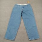 Vintage Fila Jeans Mens 42 (40X33 Actual) Blue Baggy Wide Italy Y2k Hip Hop Nos