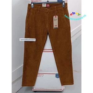 LEVIS XX CHINO STANDARD TAPER CORDUROY PANTS 852260089 BROWN MENS SIZE 31X30 - Picture 1 of 14