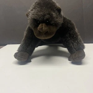 Gund Realista Gorila Mono Caminar Marrón Oscuro Negro 12" Peluche Animal Usado en Excelente Condición - Imagen 1 de 9