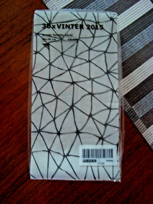 Ikea Paper Napkins Pack of 30 15" Square Design Jennifer Idrizi 903.056.62 - Image 1 of 4