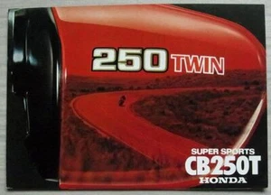 HONDA SUPER SPORTS CB250T MOTORCYCLE Sales Brochure c1976-77 #C709 - Picture 1 of 3