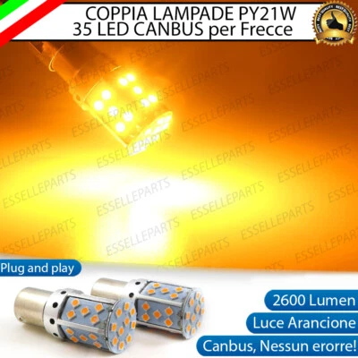 COPPIA LAMPADE PY21W BAU15S CANBUS 35 LED FORD C-MAX MK2 FRECCE POSTERIORI - Immagine 1 di 4