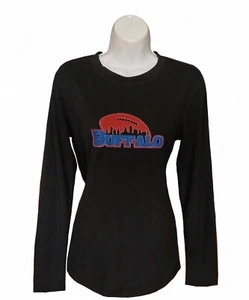 SPORTS FAN APPAREL * BUFFALO Football - Womens Game Day Tee Shirt - new , SMALL - Picture 1 of 5