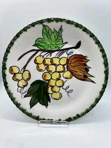 Vtg Parry Vieille Limoges Porcelain Hand Painted 8" Lunch Salad Plates Set of 4 - Picture 1 of 8