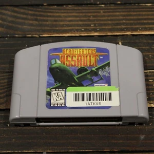 Aerofighters Assault Nintendo 64 N64 Authentic Tested & Working - Picture 1 of 6