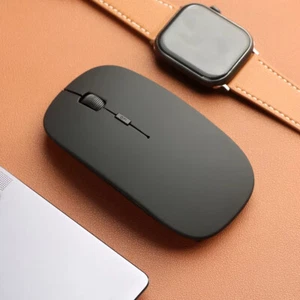 PC Maus Kabellos Bluetooth und Funk für Computer, MAC Aufladbare leise Maus LED - Bild 1 von 11