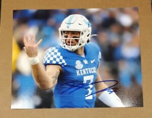 Will Levis Kentucky NCAA Titans NFL Football Signed Autographed 8x10 Photo 