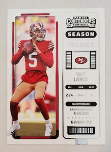 2022 Panini Contenders Season Ticket #82 Trey Lance - Picture 1 of 2