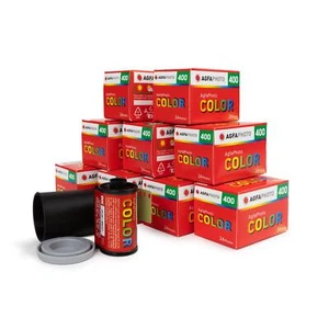 10x AgfaPhoto Color 400 135-24 35mm Kleinbildfilm Color Farbfilm - Picture 1 of 2