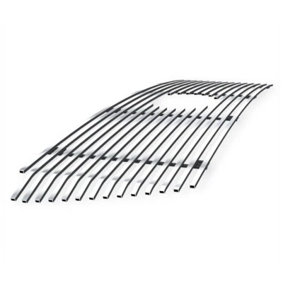 For 2010-2013 Toyota Tundra Logo Show Upper Stainless Chrome Billet Grill Insert - Image 1 of 4