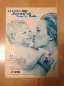 ORIG REKLAME WERBUNG 1971 PENATEN Es gibt nichts "Feineres" als Penaten Puder - Bild 1 von 1
