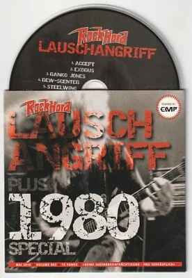 ✪ ROCK HARD LAUSCHANGRIFF #3/2010 METAL-MAGAZIN CD-SAMPLER NEUW. TOP NM-VG+ - Bild 1 von 3