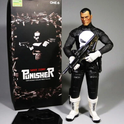 Punisher Marvel Universe 1:6 12" Figure Statue Figurine Sculpture Crazy Toys New - Image 1 of 4