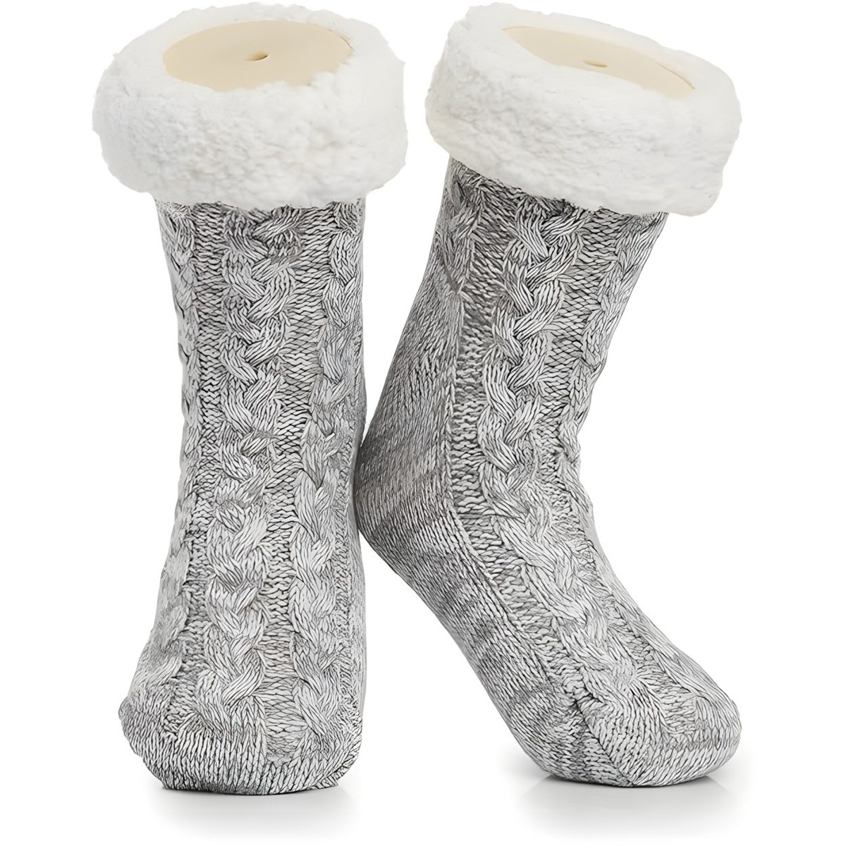Womens Slipper Socks Fuzzy Fluffy Cabin Cozy Winter Thick Warm Comfy ...