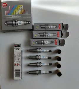 4 x NGK PLZKAR6A-11 Spark-Plugs for Nissan Micra, Qashqai, TIIDA and X-Trail - Picture 1 of 21