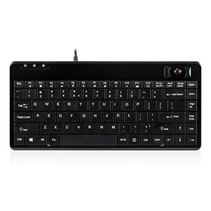Perix PERIBOARD - 505H PLUS US, keyboard with trackball - 2 USB hubs - 14 mm F/S - Picture 1 of 6