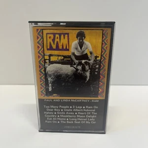 RAM Paul and Linda McCartney - APPLE Records Cassette Tape (4XW 3375) #12 - Picture 1 of 6