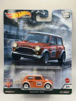 Hot Wheels Premium Car Culture Morris Mini - Diecast Car Real Riders - Image 1 of 4