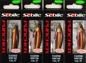 (LOT OF 4) SEBILE PUNCHER PCH-070-SU-AML 1/4OZ 1443202 AMBER LINER DM1238 - Picture 1 of 3