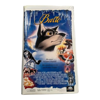 Balto VHS Movie Animated Family Adventure Film Universal Studios 1995 Foto 1 de 3