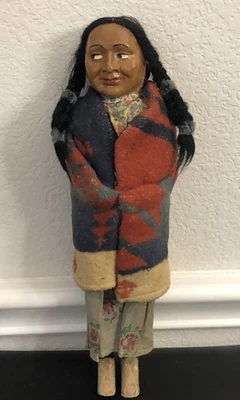 "Muñeca nativa americana Skookum Bully Good 13,5"" de colección" Foto 1 de 4