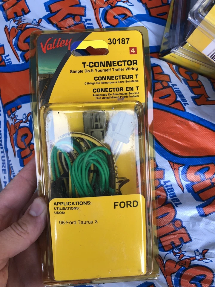 Conector t remolque cableado PARA 08 Ford Taurus X 30187 Wire Valley Kit Foto 1 de 1