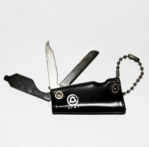 Kit de viaje vintage AT&T Bell Key FOB Cadena Cortadora de uñas bolsillo tocador - Imagen 1 de 4
