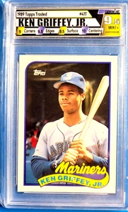 Ken Griffey Jr ROOKIE CARD  1989 TOPPS TRADED #41T - Graded 9.5  GEM MINT Rookie - Picture 1 of 2