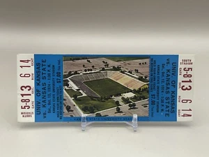 1974 University of Kansas Football v Kansas State Ticket NCAA Pass Steve Grogan - Bild 1 von 2