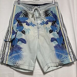 Tommy Bahama Relax Swim Trunks Shorts Floral Leaf Tropical Size Medium
