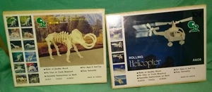 Menge 2 Holzbausätze - Dinosaurier Skelett und rollender Hubschrauber Neu in Verpackung - Bild 1 von 1