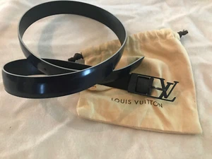 Authentic louis Vuitton LV Initials M 9755 Leather Belt - Picture 1 of 9