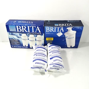 Brita Water Pitcher Replacement Filters White 8 Pack - New Sealed - Picture 1 of 6