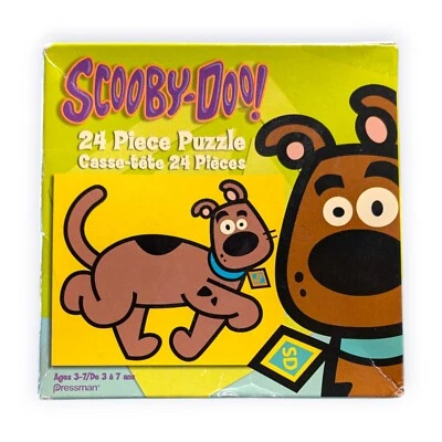 Scooby-Doo Cartoon Network 24-Piece Jigsaw Puzzle Pressman - Good Condition - Image 1 of 3