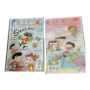 Tiny Titans Children's Comic Book Lot Return To The Treehouse 2014, 3 & 4 - Picture 1 of 6
