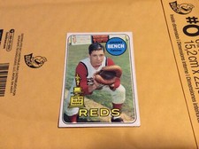 1969 TOPPS JOHNNY BENCH ALL-STAR RC REDS. CARD #95. (VG)