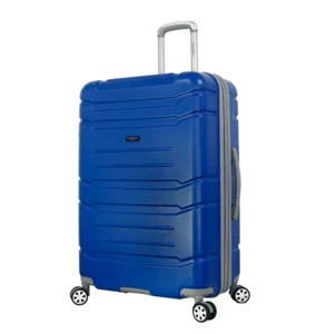 OLYMPIA U.S.A DENMARK 22" EXPANDABLE LIGHTWEIGHT CARRYON SUITCASE, HE-2200, NAVY - Picture 1 of 3