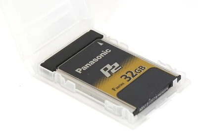 *CLEAN* - PANASONIC 32GB P2 CARD - AJ-P2E032FG - WITH CASE - Image 1 of 4