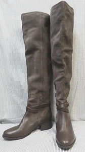 NATURALIZER~NEW!!~DENNY TAUPE BROWN LEATHER OVER THE KNEE ANKLE STRAP BOOTS 11M - Picture 1 of 15