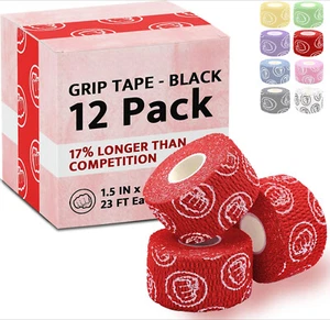 Weightlifting Hook Grip Tape,Stretchy Athletic Thumb Tape for Weight Lifting - Picture 1 of 6